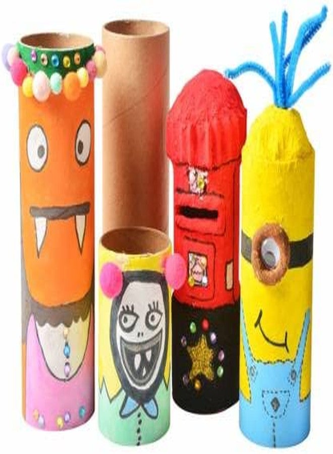 YNK Cardboard Tubes - Paper Tubes|Supplies for Classroom Projects Art DIY Craft Paper Brown 3x3x8 inches | Pieces - (6) - Image 2